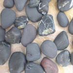 Black slate Pebble